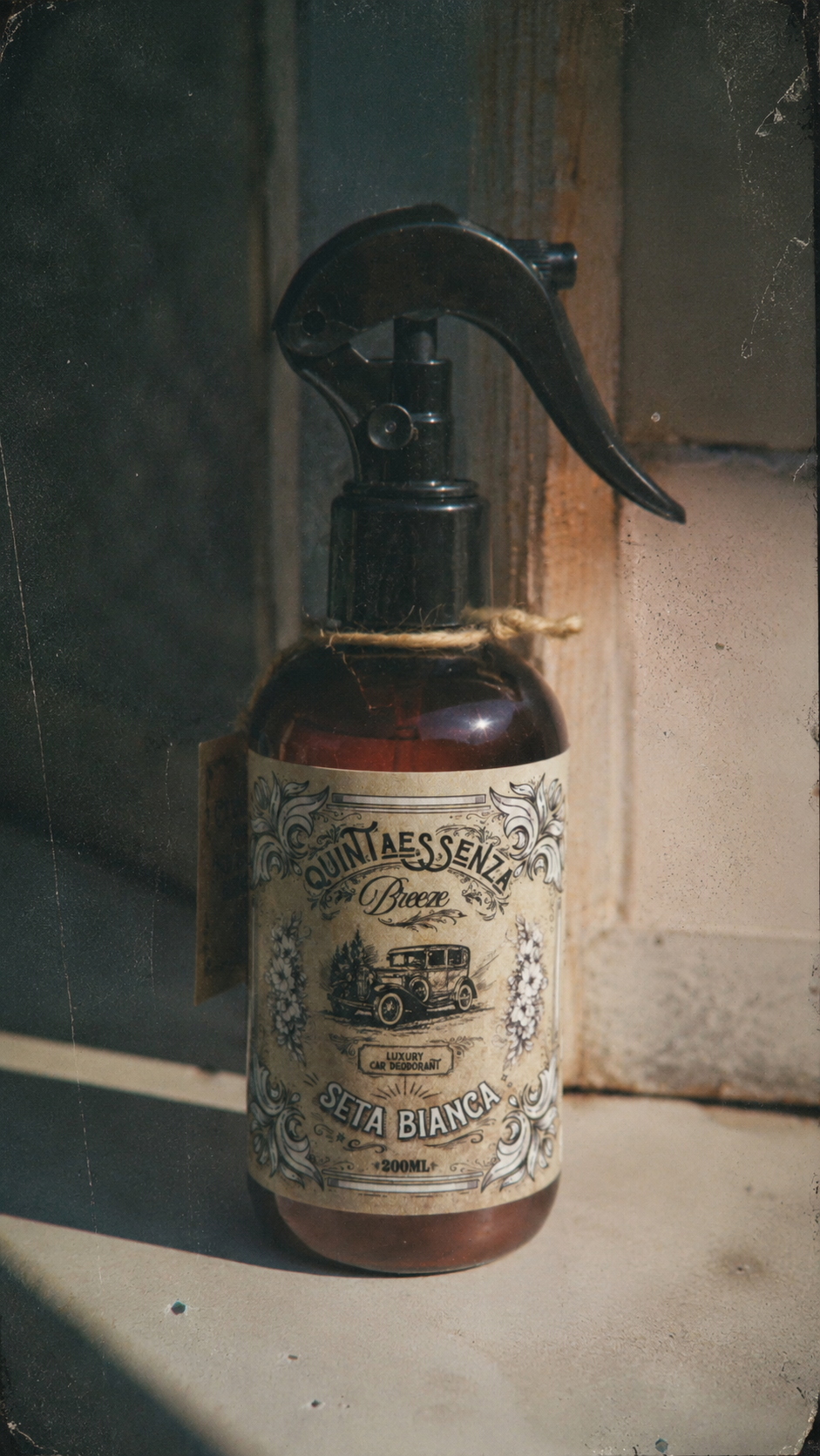 Quintaessenza Breeze Profumatore Auto Vintage (Seta Bianca)