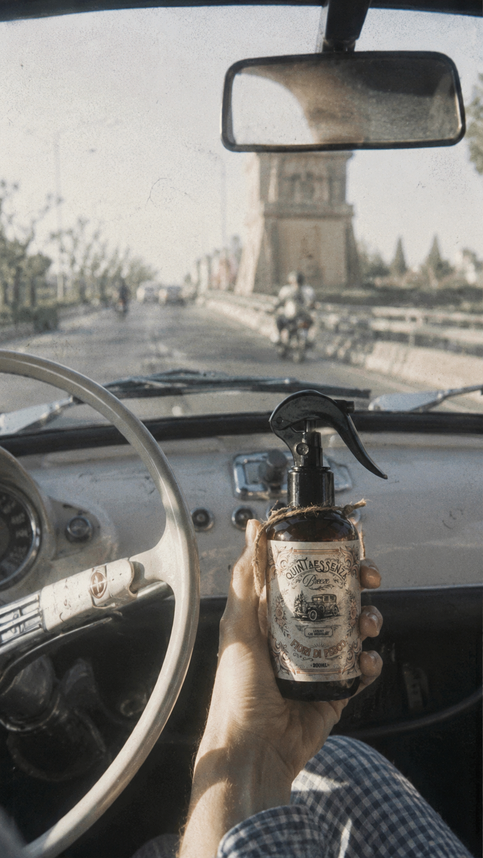 Quintaessenza Breeze Profumatore Auto Vintage (Fiori di Pesco)