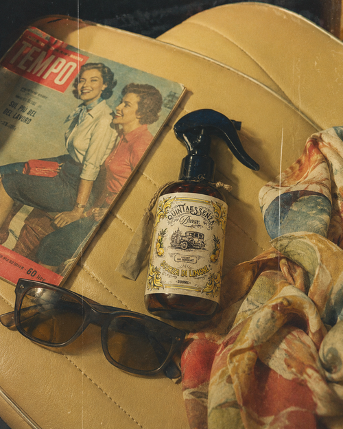 Quintaessenza Breeze Profumatore Auto Vintage (Scorza di Limone)