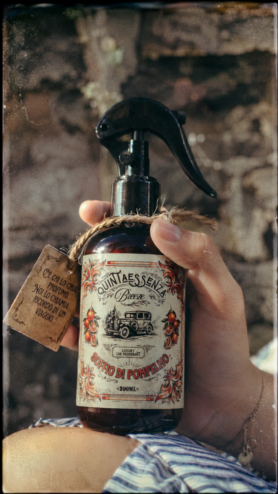 Quintaessenza Breeze Profumatore Auto (Soffio di Pompelmo)