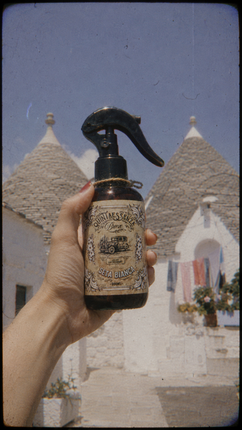 Quintaessenza Breeze Profumatore Auto Vintage (Seta Bianca)